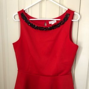 Women’s red dress top